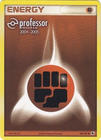 Fighting Energy (105/109) (2004 2005) [Professor Program Promos] | Good Games Morley