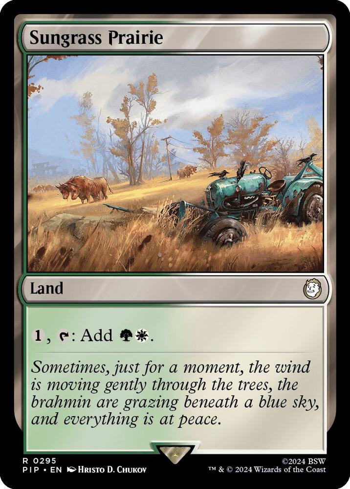 Sungrass Prairie 295 (Universes Beyond: Fallout)  - Foil | Good Games Morley