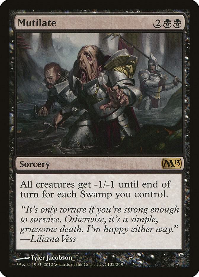 Mutilate 102/249 (Magic 2013 (M13))  | Good Games Morley