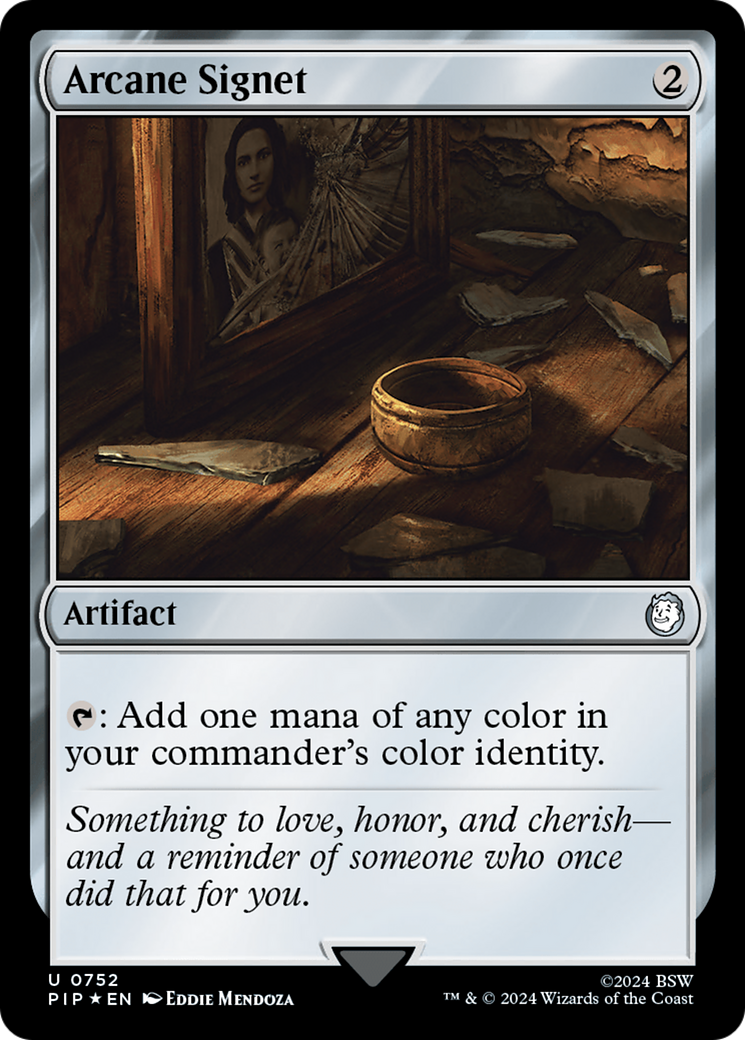 Arcane Signet (Surge Foil) [Fallout] | Good Games Morley