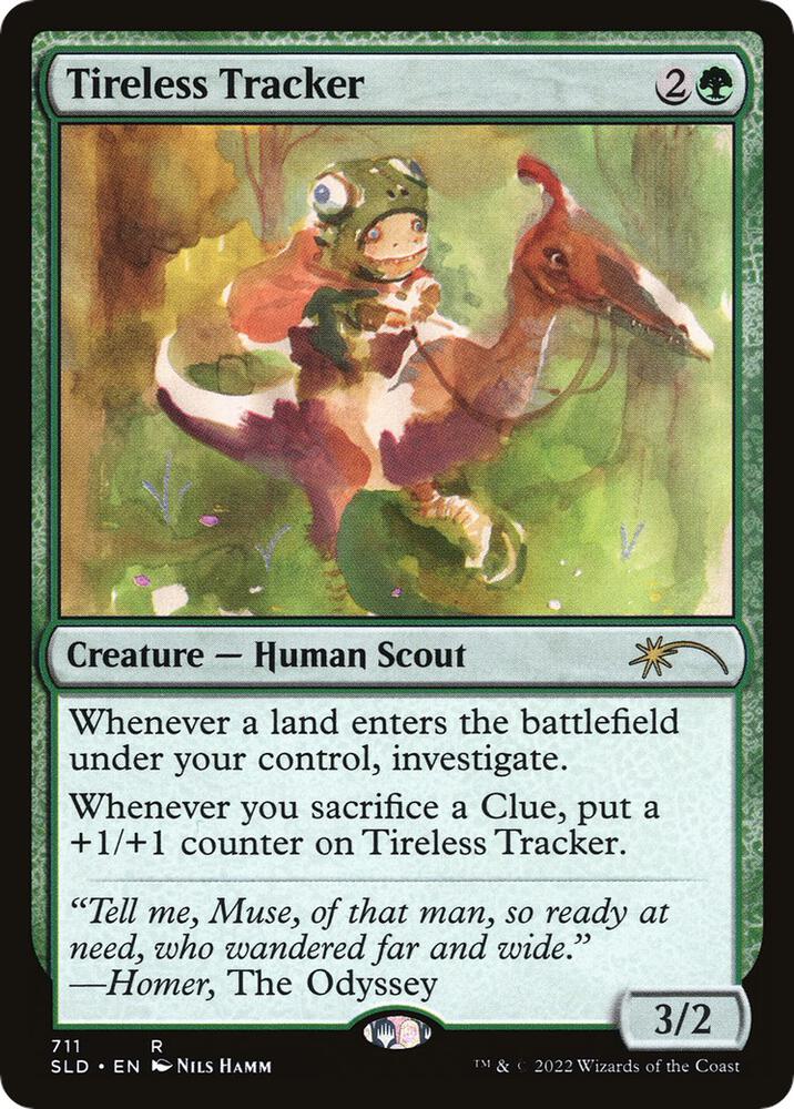 Tireless Tracker 711 (Secret Lair Drop Series)  - Foil | Good Games Morley