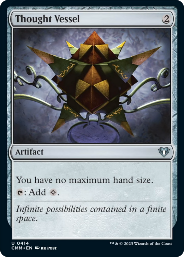 Thought Vessel [Commander Masters] | Good Games Morley