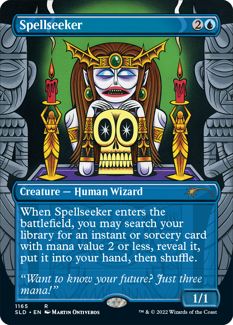 Spellseeker (Borderless) [Secret Lair Drop Series] | Good Games Morley