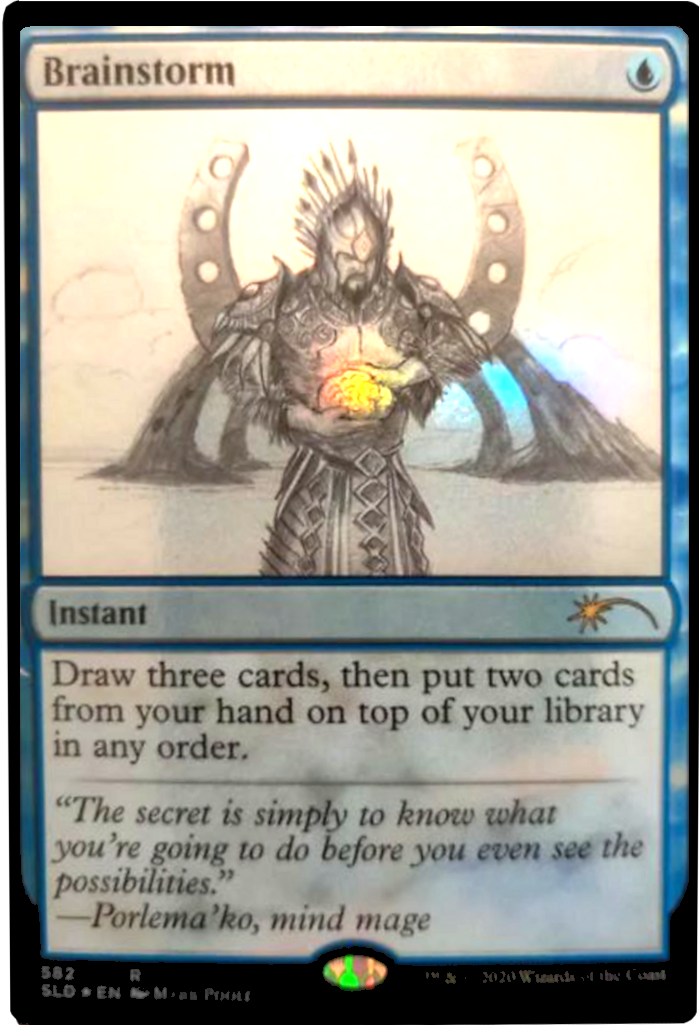 Brainstorm (Sketch) [Secret Lair Drop Promos] | Good Games Morley