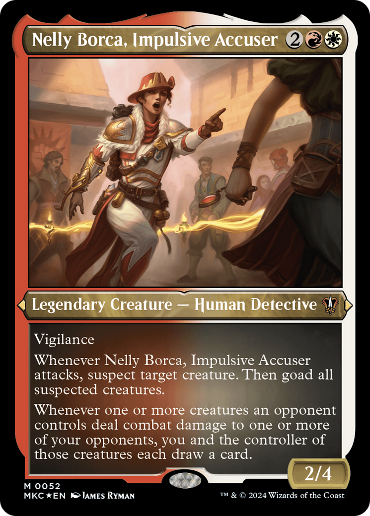 Nelly Borca, Impulsive Accuser (Display Commander) [Murders at Karlov Manor Commander] | Good Games Morley