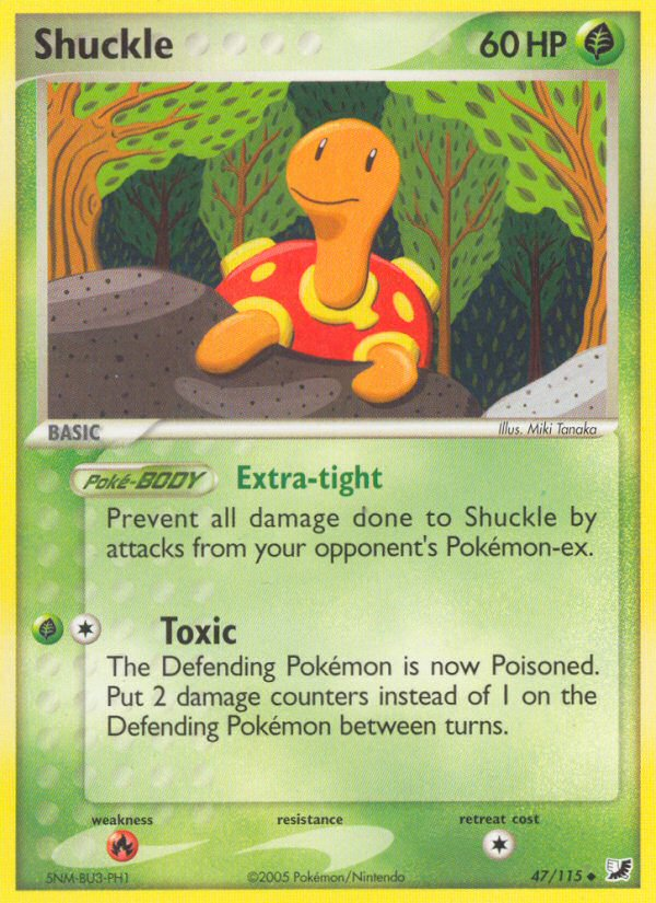 Shuckle (47/115) [EX: Unseen Forces] | Good Games Morley