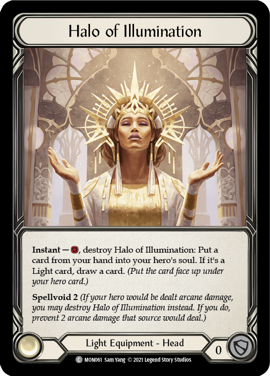 Halo of Illumination [MON061-CF] (Monarch)  1st Edition Cold Foil | Good Games Morley