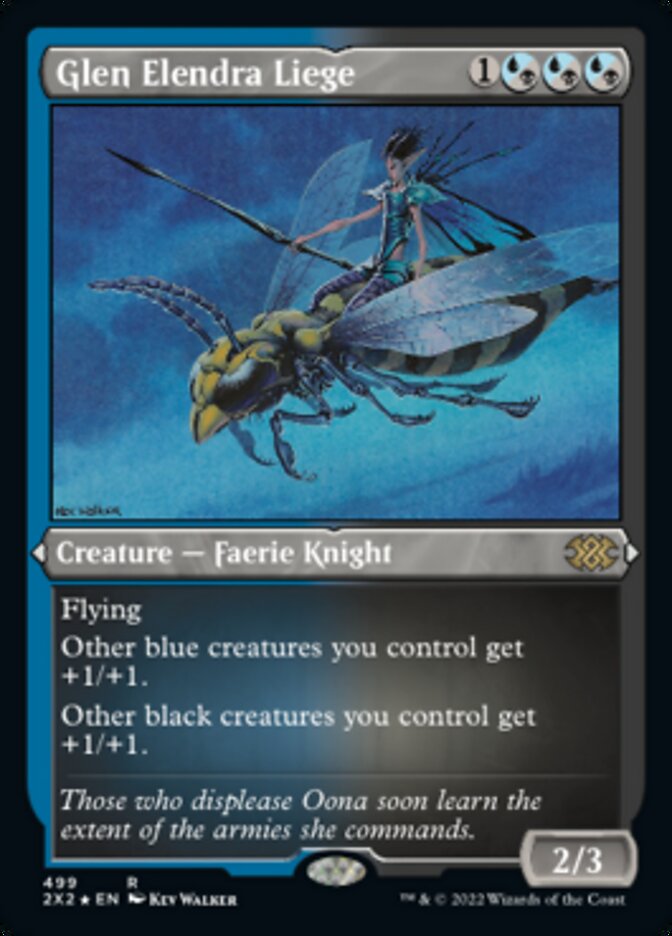 Glen Elendra Liege (Foil Etched) [Double Masters 2022] | Good Games Morley