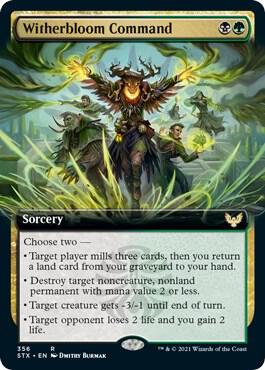 Witherbloom Command Extended Art 356 (Strixhaven: School of Mages)  | Good Games Morley
