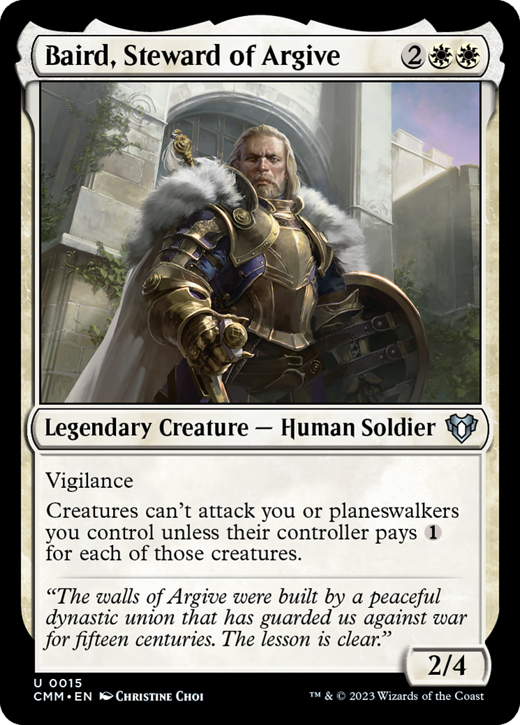 Baird, Steward of Argive [Commander Masters] | Good Games Morley