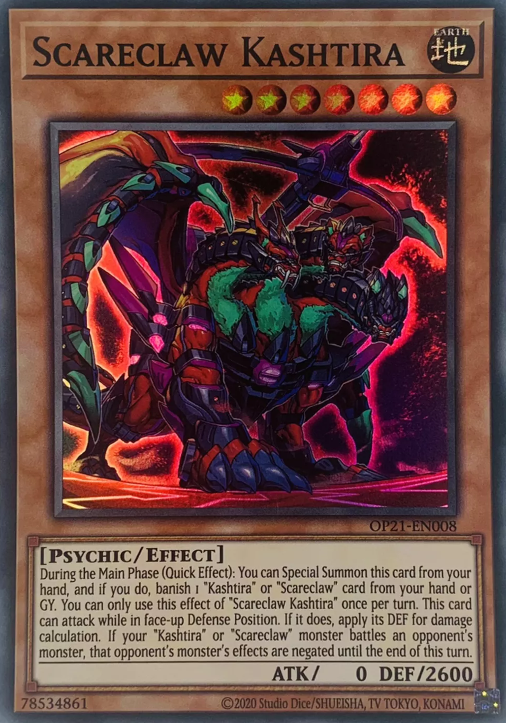 Scareclaw Kashtira [OP21-EN008] Super Rare | Good Games Morley
