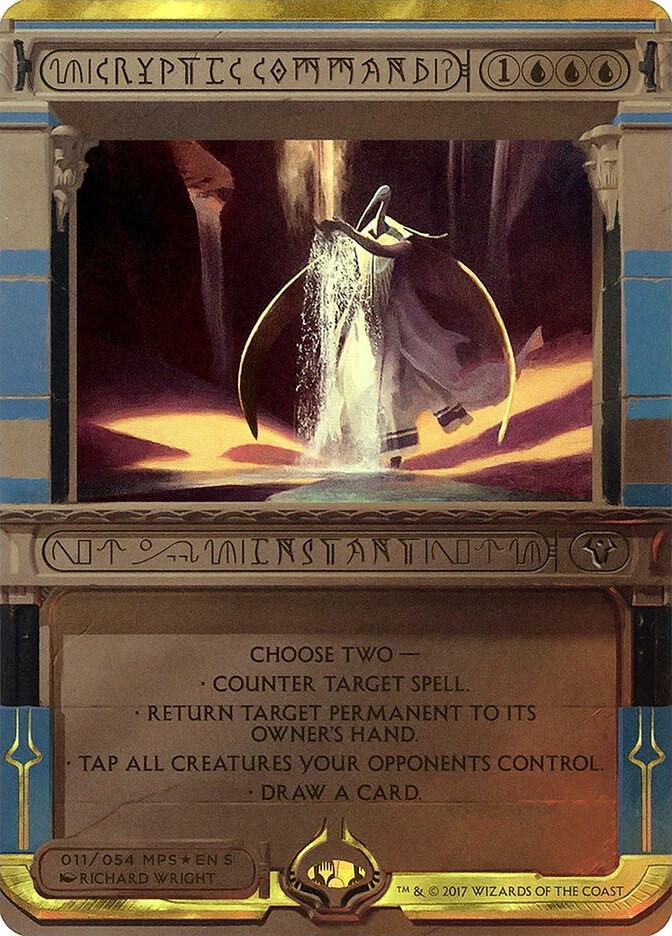 Cryptic Command 11/54 (Masterpiece Series: Amonkhet Invocations)  - Foil | Good Games Morley