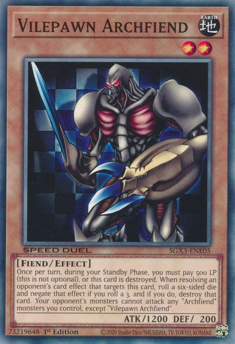 Vilepawn Archfiend [SXG3-ENE05] Common | Good Games Morley