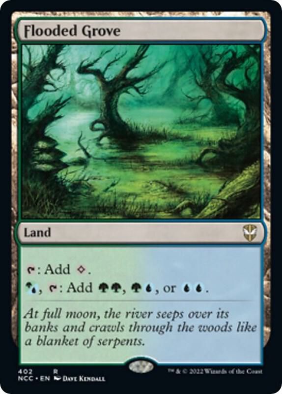Flooded Grove 402/93 (Commander: Streets of New Capenna)  | Good Games Morley