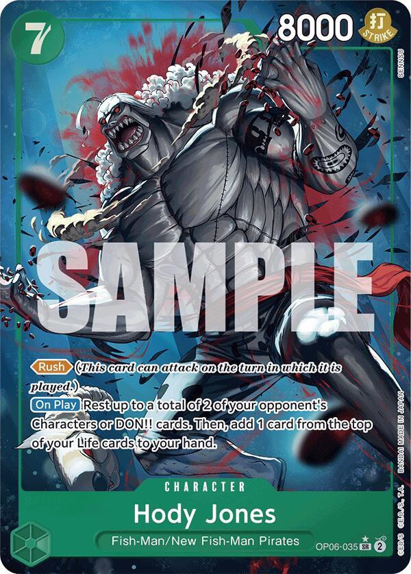 Hody Jones OP06-035 (Premium Booster -The Best-)  - Alternate Art Foil | Good Games Morley