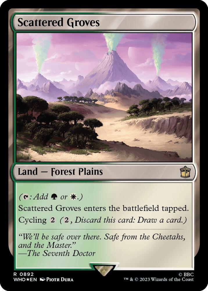 Scattered Groves 892/331 (Universes Beyond: Doctor Who)  - Surge Foil | Good Games Morley