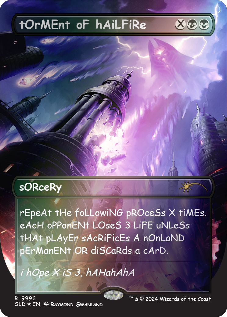 tOrMEnt oF hAiLFiRe (Rainbow Foil) [Secret Lair Drop Series] | Good Games Morley