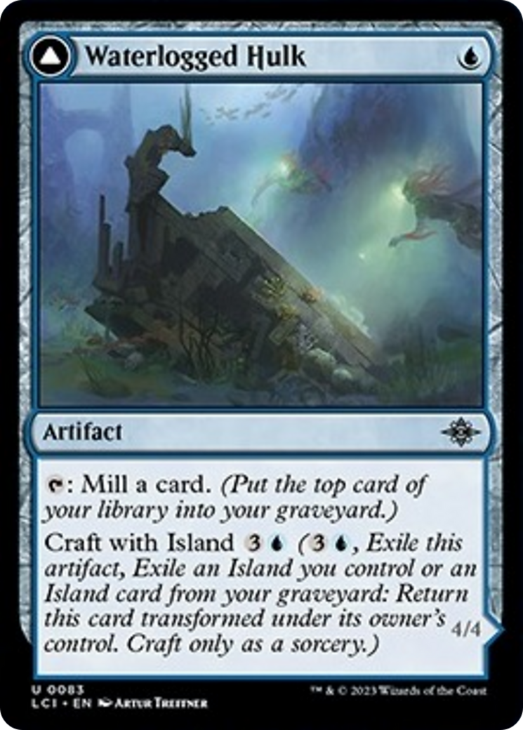 Waterlogged Hulk // Watertight Gondola [The Lost Caverns of Ixalan] | Good Games Morley