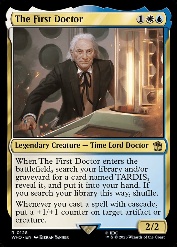 The First Doctor 128/331 (Universes Beyond: Doctor Who)  - Foil | Good Games Morley