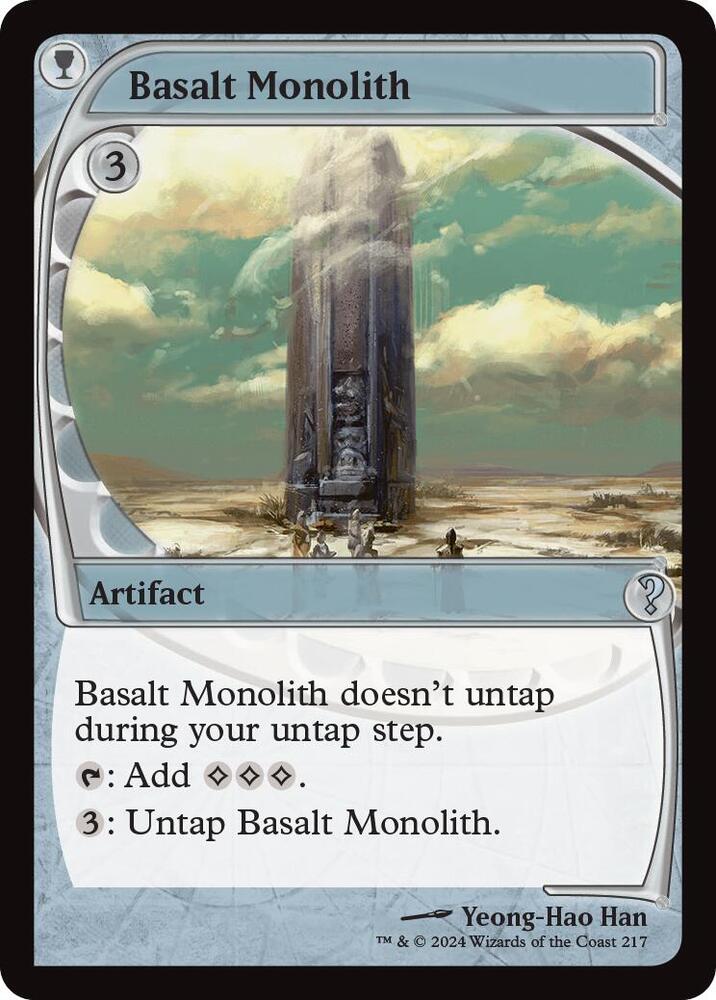 Basalt Monolith 217 (Mystery Booster 2)  - Future Sight | Good Games Morley
