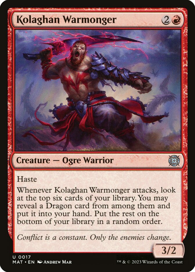 Kolaghan Warmonger 17 (March of the Machine: The Aftermath)  | Good Games Morley