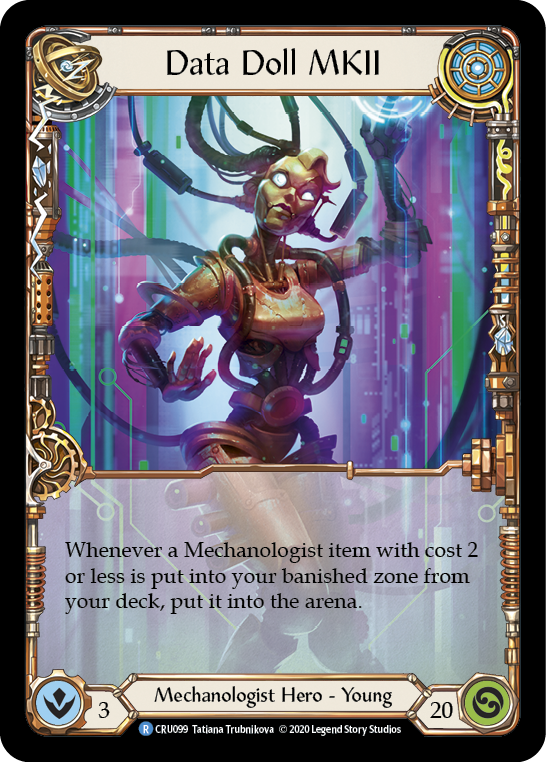 Data Doll MKII [CRU099] (Crucible of War)  1st Edition Rainbow Foil | Good Games Morley