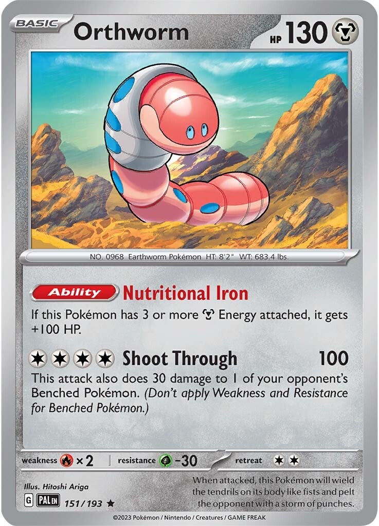 Orthworm (151/193) [Scarlet & Violet: Paldea Evolved] | Good Games Morley