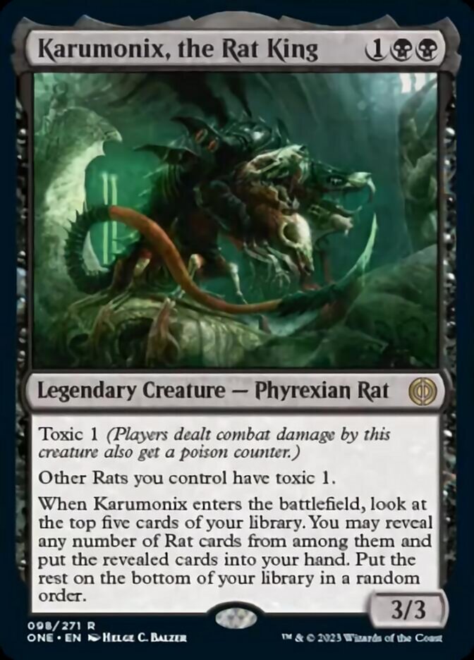 Karumonix, the Rat King [Phyrexia: All Will Be One] | Good Games Morley