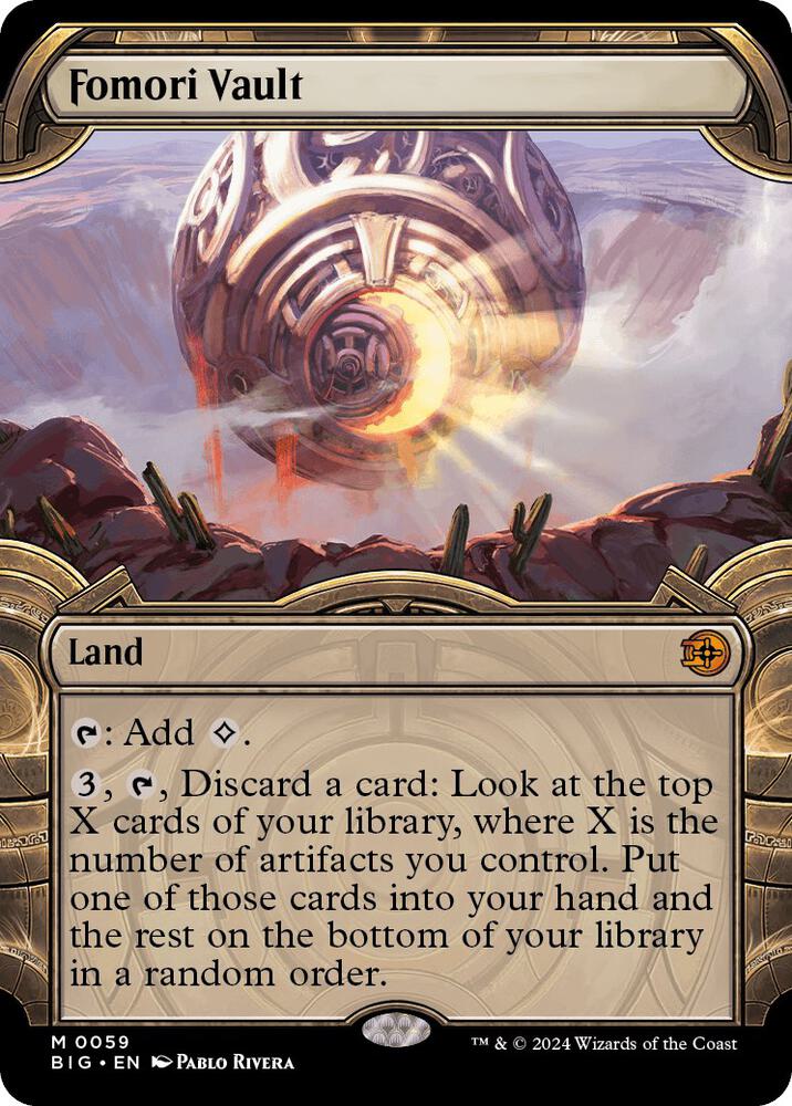 Fomori Vault 59 (Outlaws of Thunder Junction: The Big Score)  - Showcase Foil | Good Games Morley