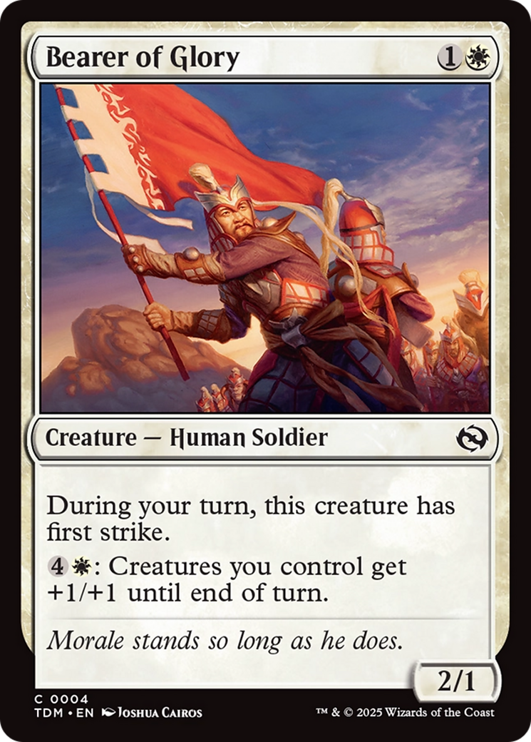 Bearer of Glory [Tarkir: Dragonstorm] | Good Games Morley