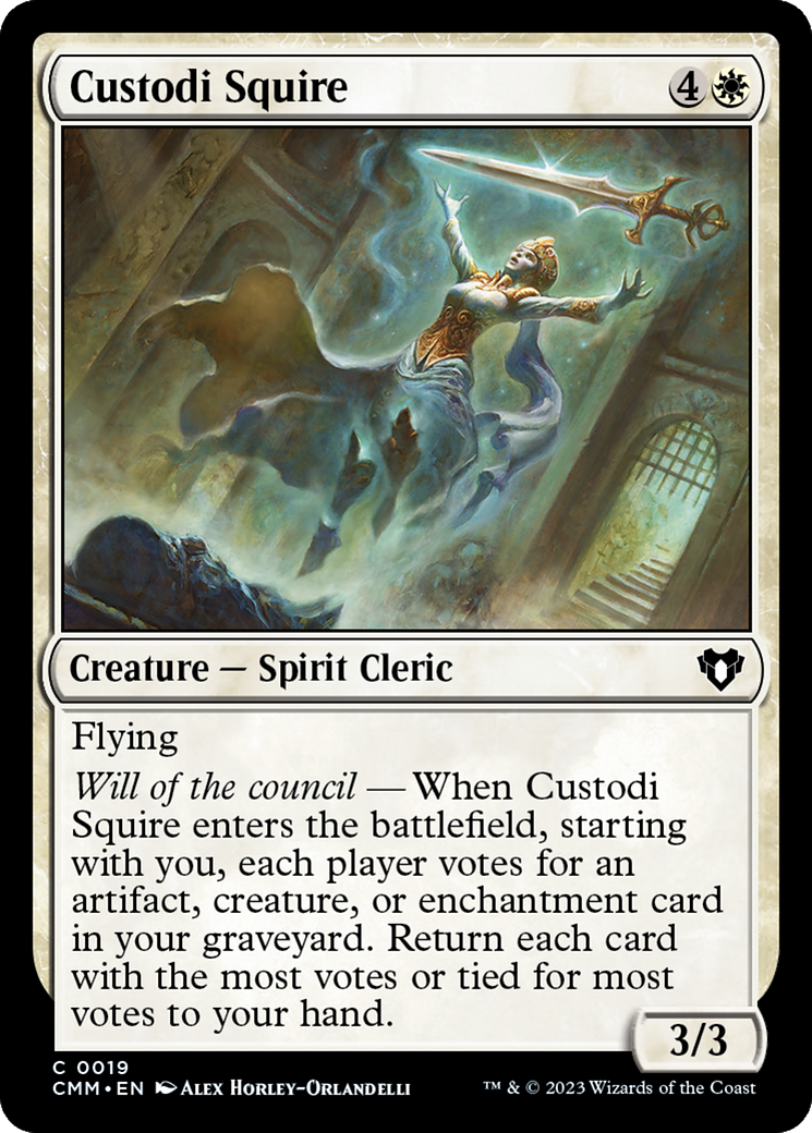 Custodi Squire [Commander Masters] | Good Games Morley