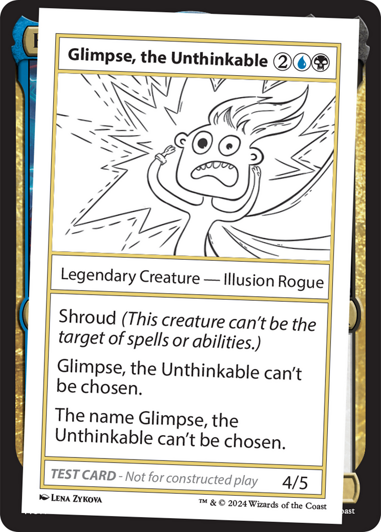 Glimpse, the Unthinkable [Mystery Booster 2 Playtest Cards] | Good Games Morley