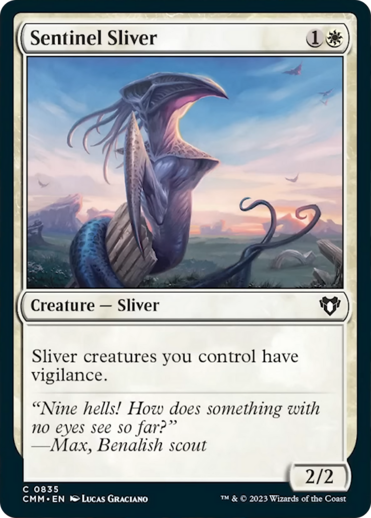 Sentinel Sliver [Commander Masters] | Good Games Morley