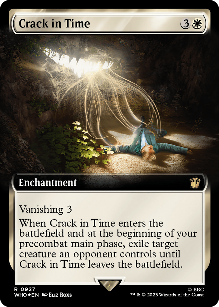 Crack in Time (Extended Art) (Surge Foil) [Doctor Who] | Good Games Morley