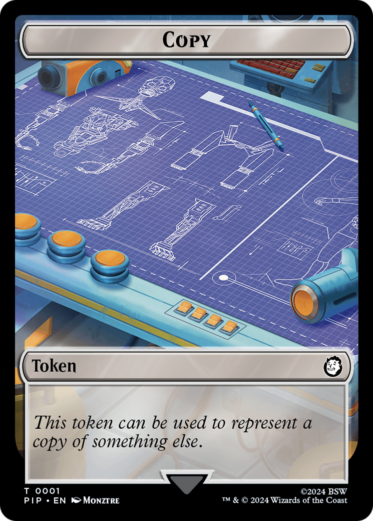 Radiation // Copy Double-Sided Token [Fallout Tokens] | Good Games Morley