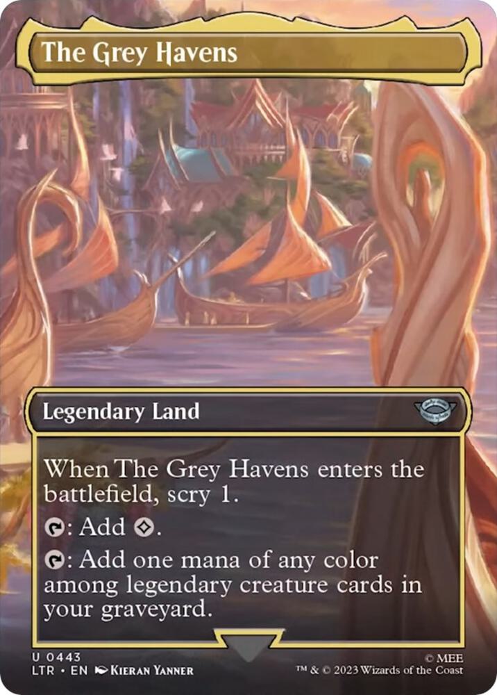 The Grey Havens 443/281 (Universes Beyond: The Lord of the Rings: Tales of Middle-earth)  - Borderless | Good Games Morley