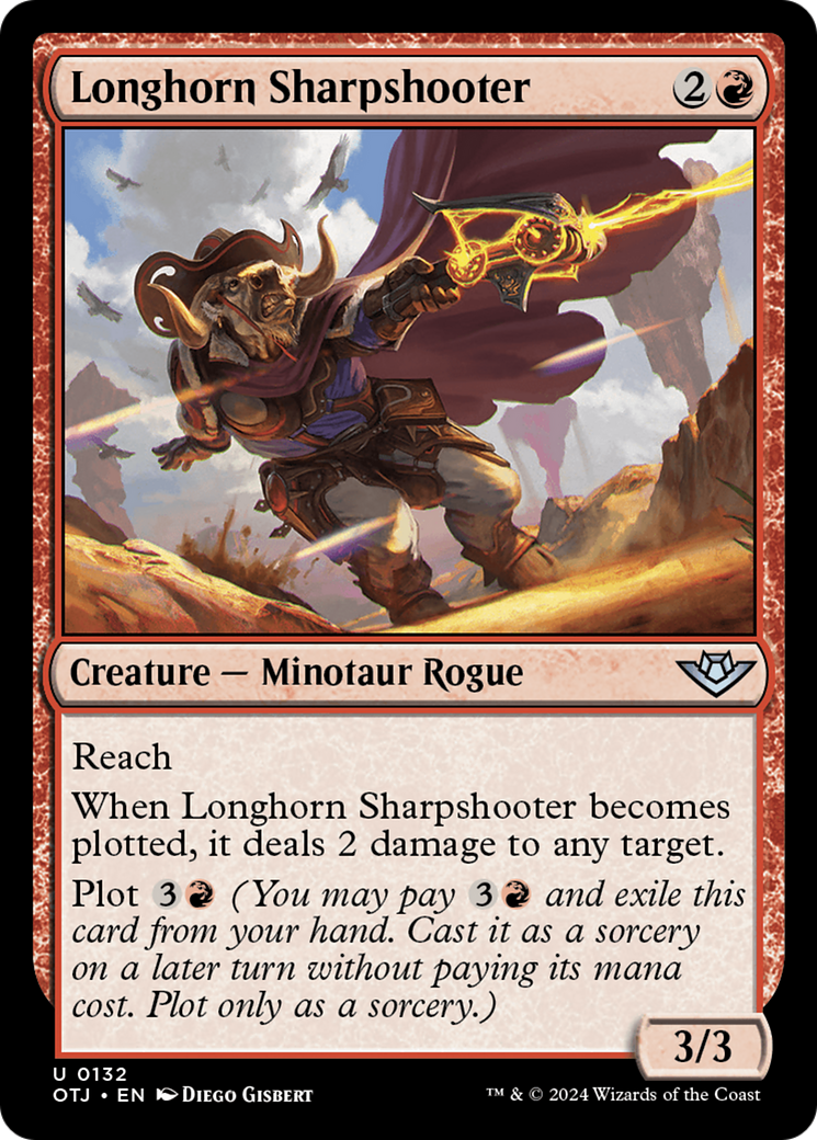 Longhorn Sharpshooter [Outlaws of Thunder Junction] | Good Games Morley