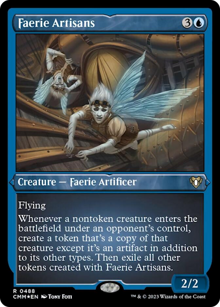 Faerie Artisans (Foil Etched) [Commander Masters] | Good Games Morley