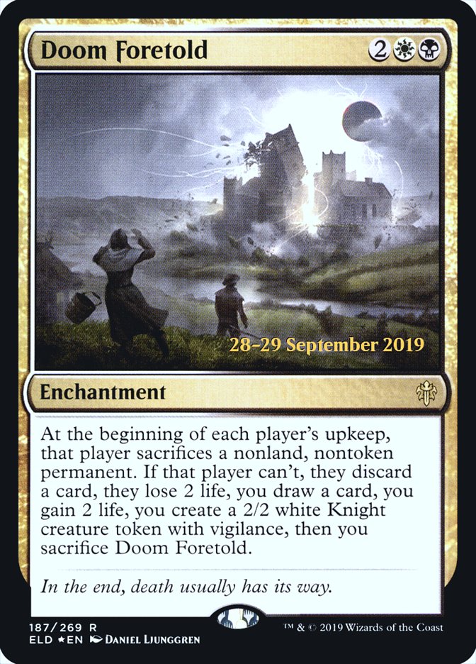 Doom Foretold [Throne of Eldraine Prerelease Promos] | Good Games Morley