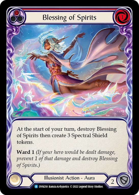 Blessing of Spirits (Red) [DYN218] (Dynasty) | Good Games Morley