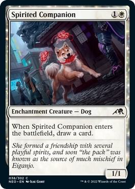 Spirited Companion 38 (Kamigawa: Neon Dynasty)  - Foil | Good Games Morley