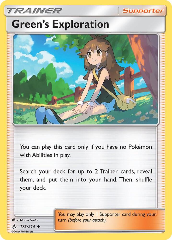 Green's Exploration 175/214 (SM - Unbroken Bonds)  | Good Games Morley