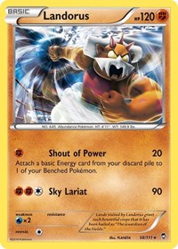 Landorus (58/111) (Theme Deck Exclusive) [XY: Furious Fists] | Good Games Morley