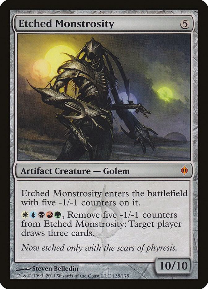 Etched Monstrosity 135/175 (New Phyrexia)  | Good Games Morley