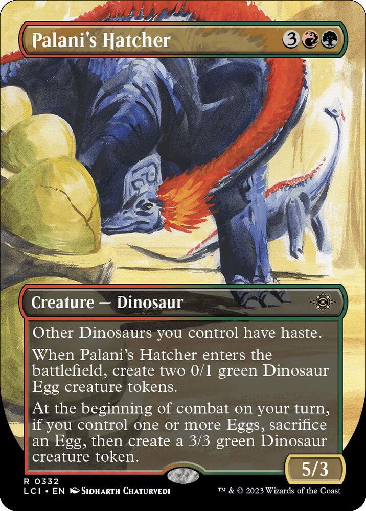 Palani's Hatcher 332/291 (The Lost Caverns of Ixalan)  - Borderless | Good Games Morley
