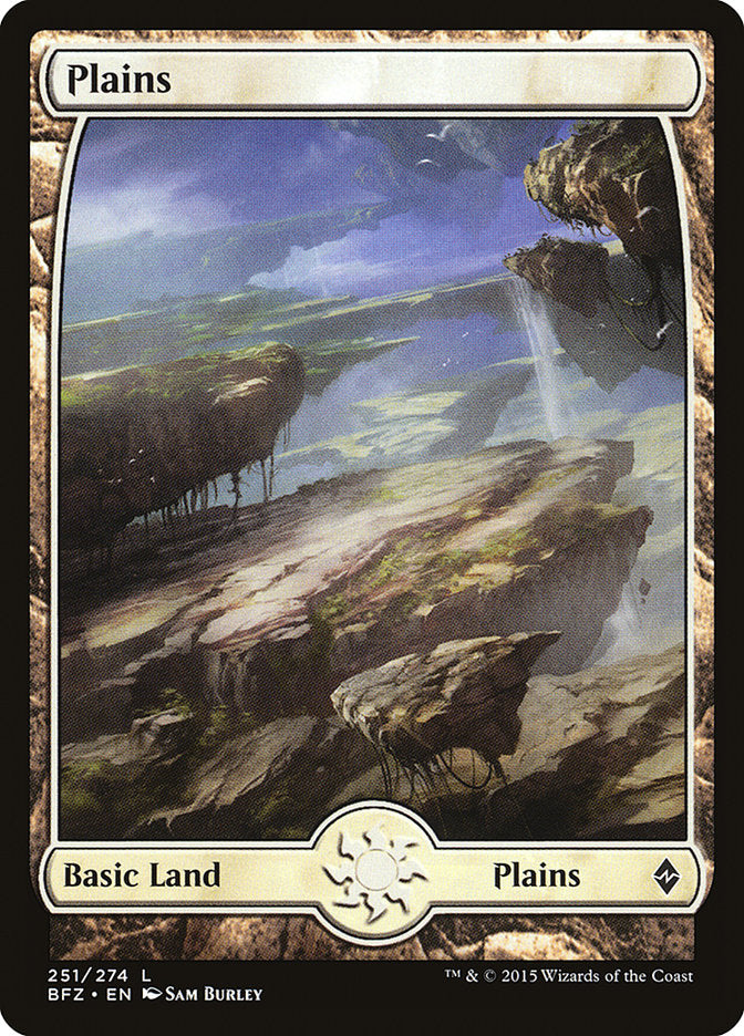 Plains (251) (Full Art) [Battle for Zendikar] | Good Games Morley