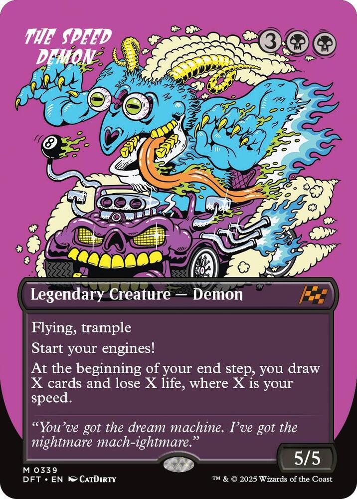 The Speed Demon 339/291 (Aetherdrift)  - Borderless Foil | Good Games Morley