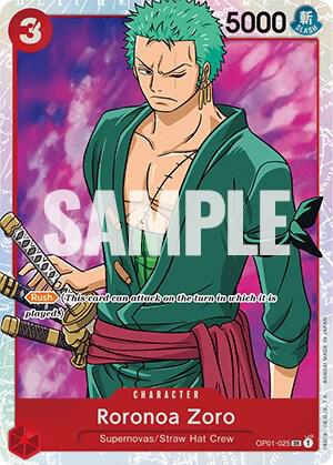 Roronoa Zoro OP01-025 (Romance Dawn)  - Foil | Good Games Morley