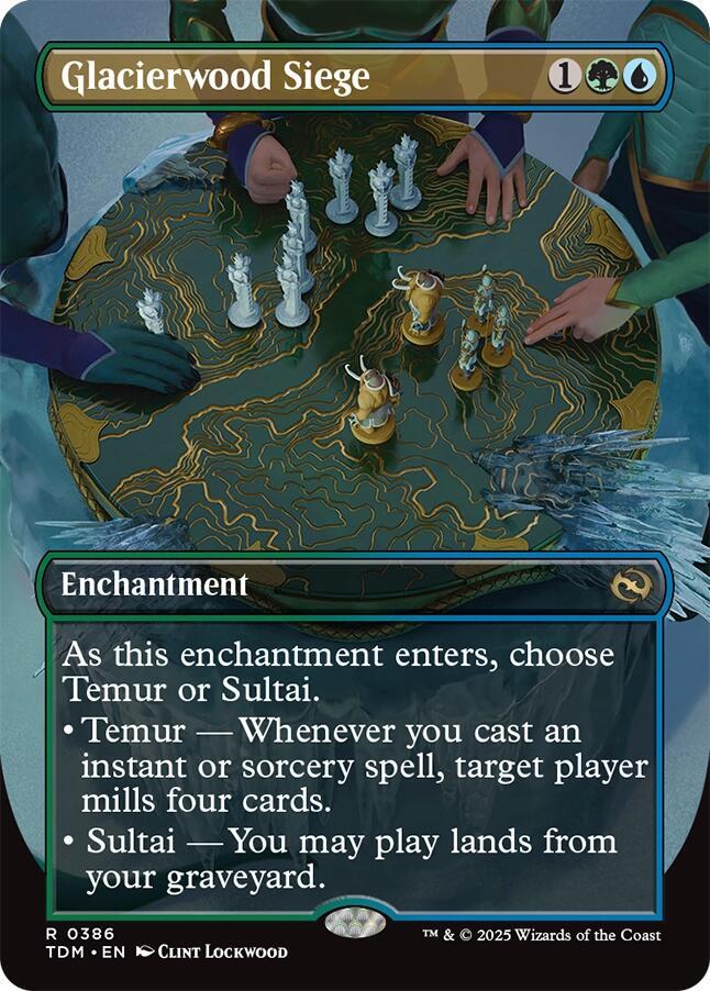 Glacierwood Siege 386/291 (Tarkir: Dragonstorm)  - Borderless | Good Games Morley
