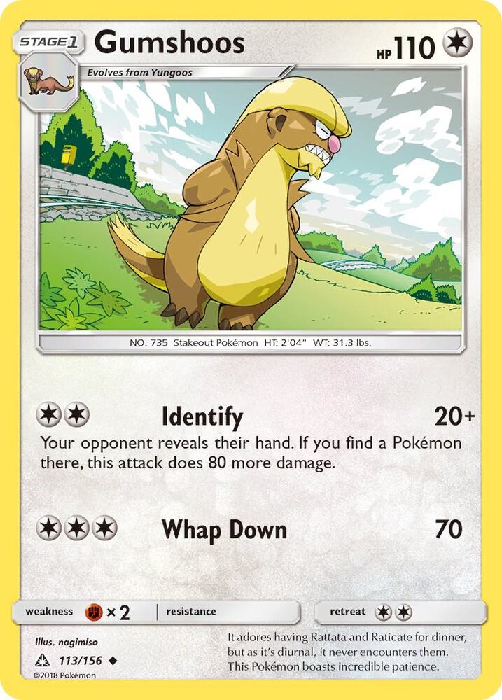 Gumshoos 113/156 (SM - Ultra Prism)  | Good Games Morley